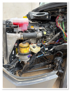 Picture of a diesel engine